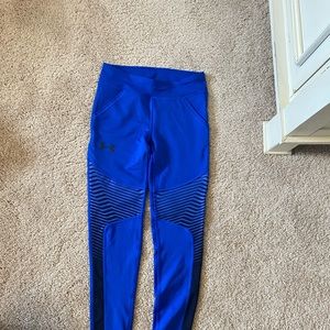 blue under armour leggings